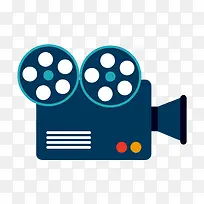 摄影机 扁平化 矢量图 影像-空若网 摄影机 扁平化 矢量图 影像-空若网