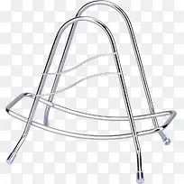 家庭厨房实心不锈钢三角形砧板架-空若网 家庭厨房实心不锈钢三角形砧板架-空若网