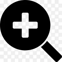 放大镜搜索按钮图标-空若网 放大镜搜索按钮图标-空若网
