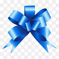 彩带礼品剪贴画-蓝丝带-空若网 彩带礼品剪贴画-蓝丝带-空若网