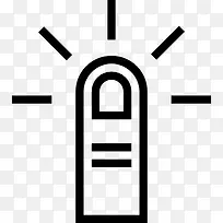 一个手指勾画手势符号图标-空若网 一个手指勾画手势符号图标-空若网