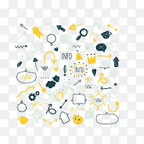 矢量彩色快递行业相关图案集合-空若网 矢量彩色快递行业相关图案集合-空若网