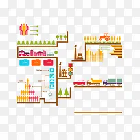 卡通小清新商务数据分析元素-空若网 卡通小清新商务数据分析元素-空若网