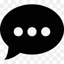 气泡黑图标-空若网 气泡黑图标-空若网
