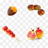 2017石榴与糖葫芦等食物素材-空若网 2017石榴与糖葫芦等食物素材-空若网