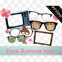 美图秀秀时尚眼镜图片装饰-空若网 美图秀秀时尚眼镜图片装饰-空若网