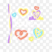 矢量爱心LED灯-空若网 矢量爱心LED灯-空若网