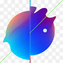 彩色渐变创意图形-空若网 彩色渐变创意图形-空若网