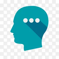 创意思维省略号图标-空若网 创意思维省略号图标-空若网