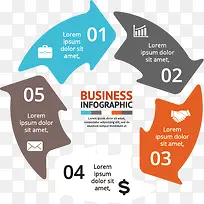 圆形信息图表-空若网 圆形信息图表-空若网