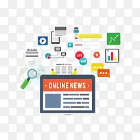 矢量平板电脑应用-空若网 矢量平板电脑应用-空若网