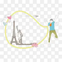 埃菲尔铁塔男导游-空若网 埃菲尔铁塔男导游-空若网