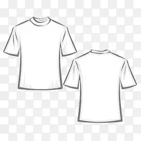 白色手绘衬衫矢量图-空若网 白色手绘衬衫矢量图-空若网