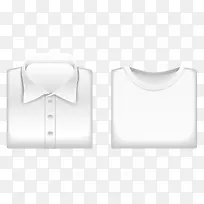 白色折叠衬衫矢量图-空若网 白色折叠衬衫矢量图-空若网