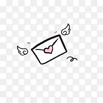 情书信件卡通手绘-空若网 情书信件卡通手绘-空若网