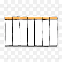 矢量卡通扁平化表格png-空若网 矢量卡通扁平化表格png-空若网