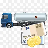 装载卡车运费图标-空若网 装载卡车运费图标-空若网