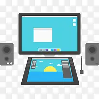 扁平化电脑音响-空若网 扁平化电脑音响-空若网