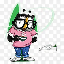 运动鞋创意插画-空若网 运动鞋创意插画-空若网