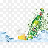 产品实物冰镇青岛啤酒-空若网 产品实物冰镇青岛啤酒-空若网