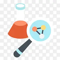 矢量试剂放大镜素材-空若网 矢量试剂放大镜素材-空若网