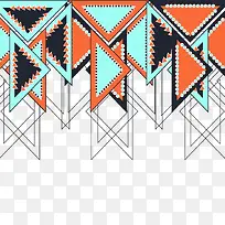 民族风三角形配色-空若网 民族风三角形配色-空若网