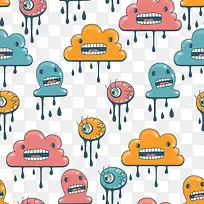 下雨怪物背景-空若网 下雨怪物背景-空若网