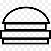 快餐汉堡图标-空若网 快餐汉堡图标-空若网