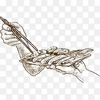 手绘食物-空若网 手绘食物-空若网