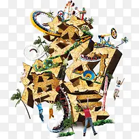 创意梦幻海岸-空若网 创意梦幻海岸-空若网