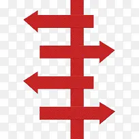 红色箭头指示牌图片-空若网 红色箭头指示牌图片-空若网