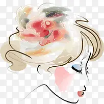 水彩女人-空若网 水彩女人-空若网