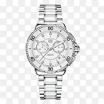 泰格豪雅银色运动腕表手表女表-空若网 泰格豪雅银色运动腕表手表女表-空若网