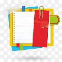 手绘多彩学生用具矢量素材-空若网 手绘多彩学生用具矢量素材-空若网