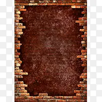 怀旧砖墙背景-空若网 怀旧砖墙背景-空若网