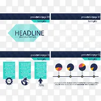 深蓝色商务数据图表模板-空若网 深蓝色商务数据图表模板-空若网