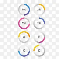 彩色圆形数据-空若网 彩色圆形数据-空若网
