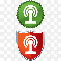 ����WIFI��־PNGʸ��Ԫ��-������