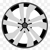 银白色黑色车轮车轮-空若网 银白色黑色车轮车轮-空若网