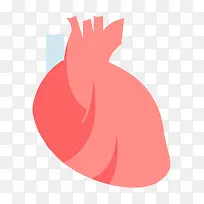 矢量扁平化心脏-空若网 矢量扁平化心脏-空若网