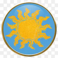 ̫��ͼ����ɫԲ�ΰ�ť-������