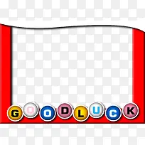 红色卡通边框-空若网 红色卡通边框-空若网