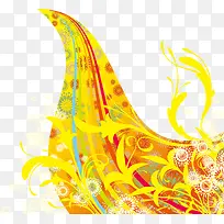 彩色花纹装饰图案-空若网 彩色花纹装饰图案-空若网