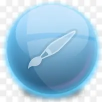 蓝色按钮桌面图标下载-空若网 蓝色按钮桌面图标下载-空若网