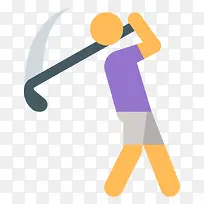 扁平化高尔夫-空若网 扁平化高尔夫-空若网