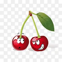 可爱樱桃小表情微笑-空若网 可爱樱桃小表情微笑-空若网