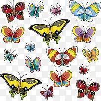 卡通蝴蝶PNG下载-空若网 卡通蝴蝶PNG下载-空若网