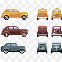 卡通手绘两厢老爷车-空若网 卡通手绘两厢老爷车-空若网