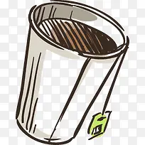 卡通矢量奶茶饮品图-空若网 卡通矢量奶茶饮品图-空若网