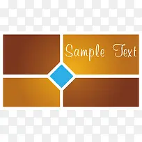 矢量时尚名片模板-空若网 矢量时尚名片模板-空若网